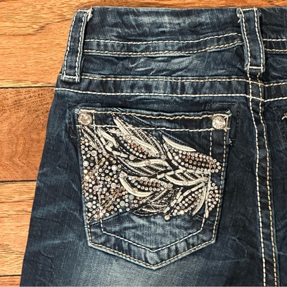 Miss Me Mid-Rise Boot Stretch Jean Size 26 STYLE ME8385BR - Picture 15 of 16